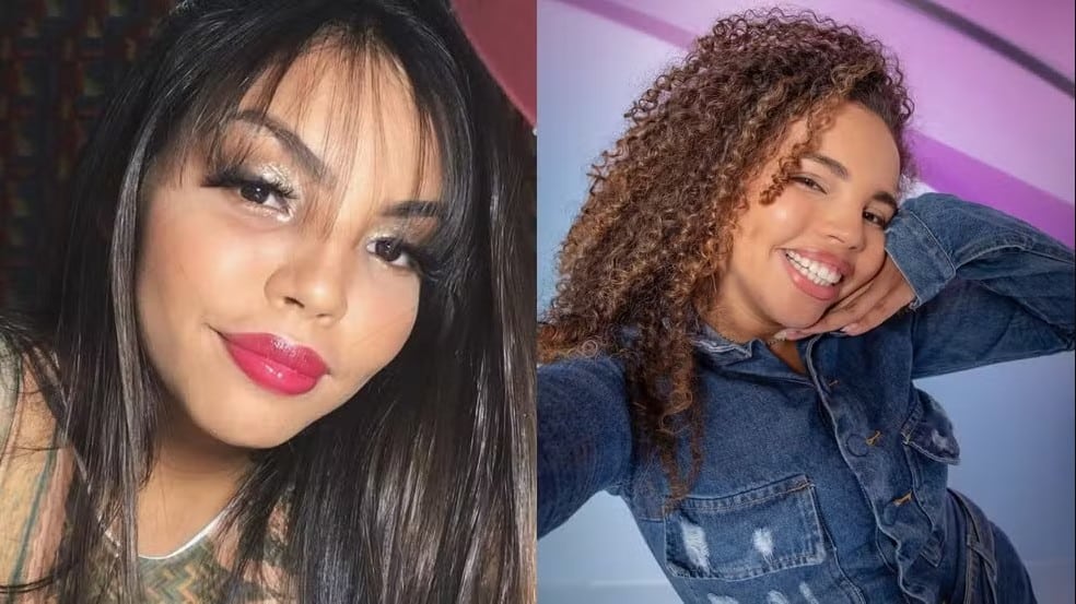 Antes e depois de Giovanna, do BBB 24: a primeira imagem foi publicada em 2019 — Foto: Reprodução/Instagram e Globo/Paulo Belote