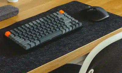 teclado, mecânico, teclado, compacto